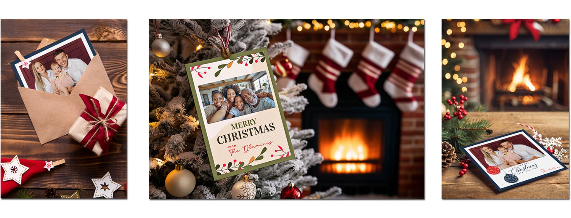 Create your own xmas style with personalised messaging