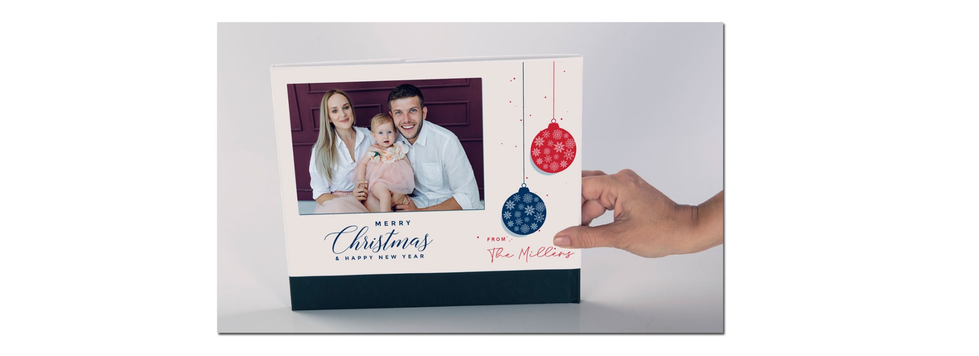 Create your own xmas style with personalised messaging